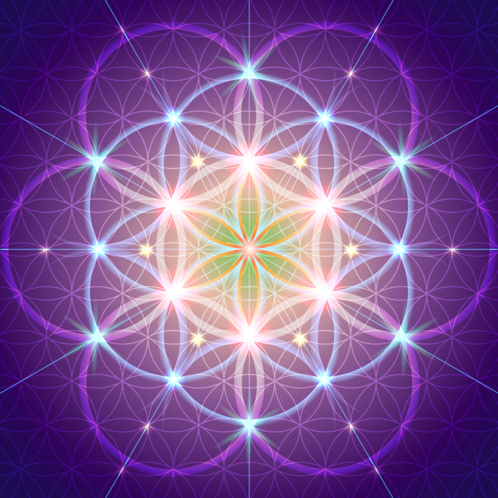 image of the Flower of Life for the Start Here page